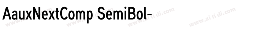 AauxNextComp SemiBol字体转换